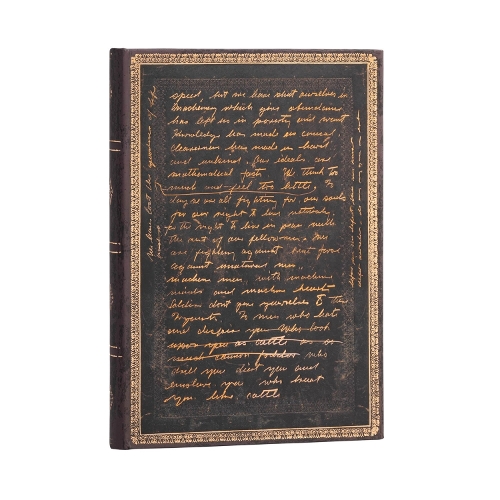 Celebrating Charlie Chaplin Midi Lined Hardcover Journal (Elastic Band Closure)