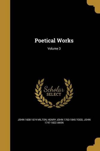 Poetical Works; Volume 3