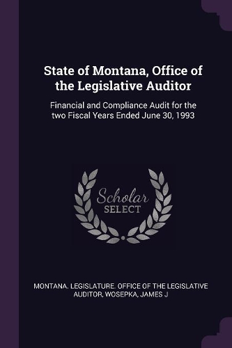State of Montana, Office of the Legislative Auditor