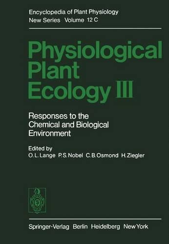 Physiological Plant Ecology III