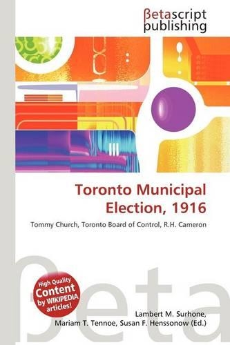 Toronto Municipal Election, 1916