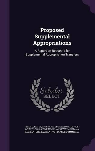 Proposed Supplemental Appropriations