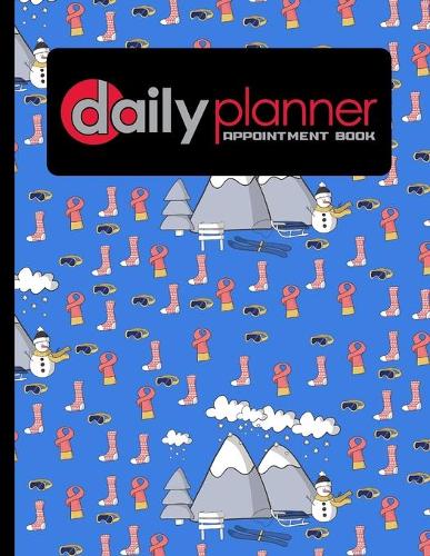 Daily Planner Appointment Book: 4 Columns Appointment Notebook, Best Appointment Scheduler, My Appointment Book, Cute Winter Skiing Cover(71 Daily Planner Appointment Book)