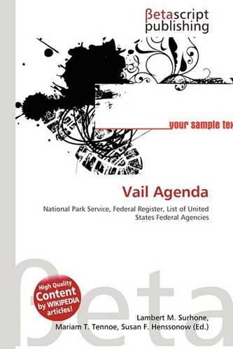 Vail Agenda: (English)