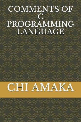 Comments of C Programming Language