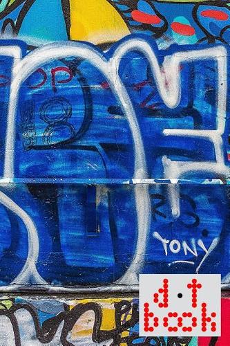 The Dot Book - A Dot Grid Notebook for Graphic Designers - Graffiti Series: 72