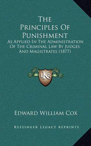 The Principles of Punishment