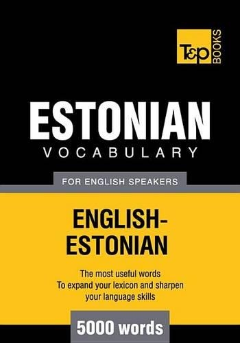 T&p English-Estonian Vocabulary 5000 Words