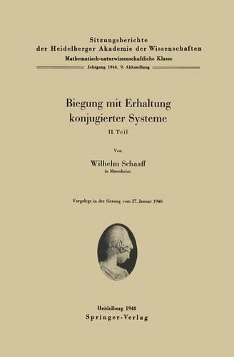 Biegung Mit Erhaltung Konjugierter Systeme