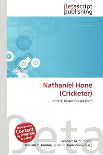 Nathaniel Hone (Cricketer): (English)