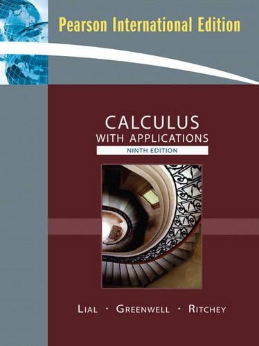 Calculus with Applications