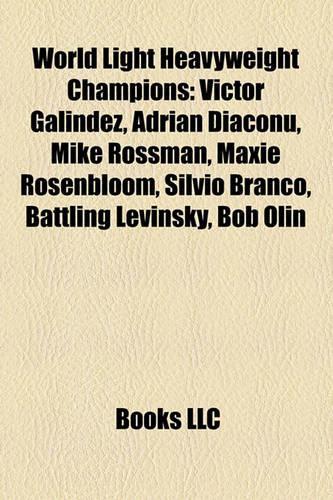 World Light Heavyweight Champions