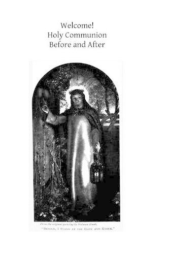 Welcome! Holy Communion: Before and After(English)