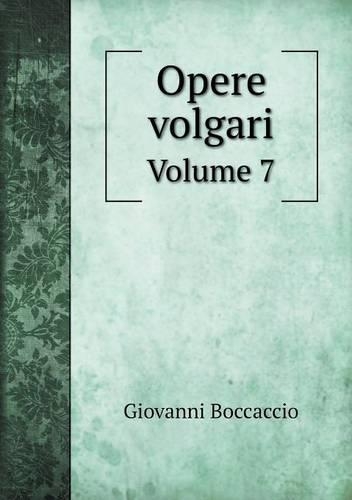 Opere volgari Volume 7