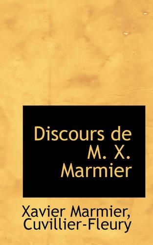 Discours de M. X. Marmier