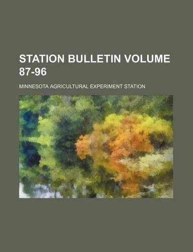 Station Bulletin Volume 87-96: (English)