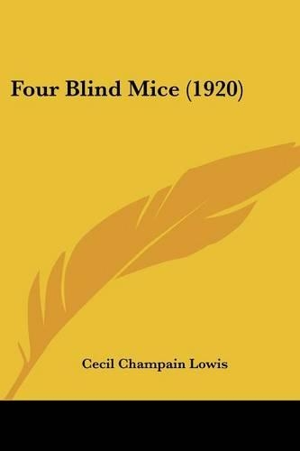 Four Blind Mice (1920)