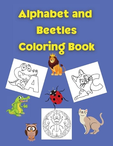Alphabet and Beetles Coloring Book