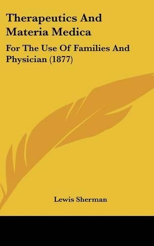Therapeutics And Materia Medica