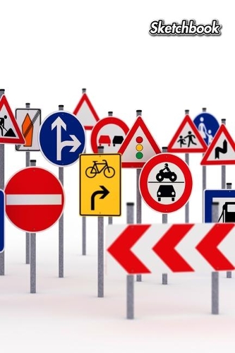 Sketchbook: Traffic School - Unlined Notebook 150 Blank Pages 6 x 9 in. - Driving Instructor - Multi-Purpose - Unruled Journal - Composition Book - Drawing Book