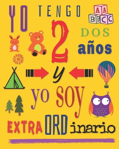 Yo tengo 2 dos años y yo soy extraordinario: Cuaderno de dibujo para niños de dos años