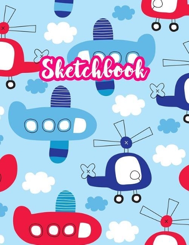 Sketchbook: Cute Drawing Note Pad and Sketch Book for Kids, Girls and Adult - Large 8.5 x 11 Matte Cover with White Interior (Perfect for Sketching, Coloring, W