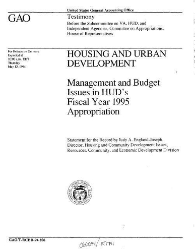 Housing and Urban Development
