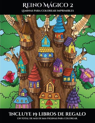 Láminas para colorear imprimibles (Reino Mágico 2)