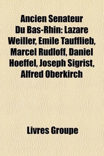Ancien Snateur Du Bas-Rhin