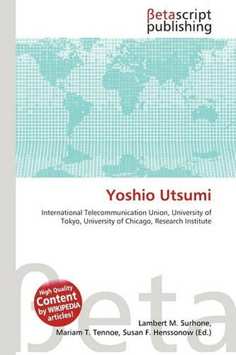 Yoshio Utsumi: (English)