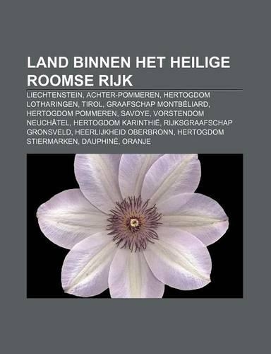 Land Binnen Het Heilige Roomse Rijk