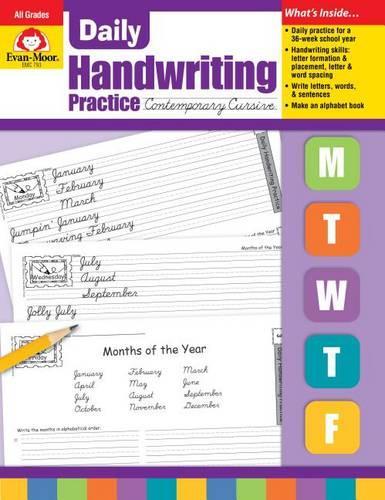 Daily Handwriting Practice: Contemporary Cursive, Kindergarten - Grade 6 Teacher Edition: (Daily Handwriting Practice)