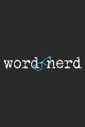 word nerd: Read Reading Book Lover Nerd Gift Journal/Notebook Blank Lined Ruled 6x9 100 Pages