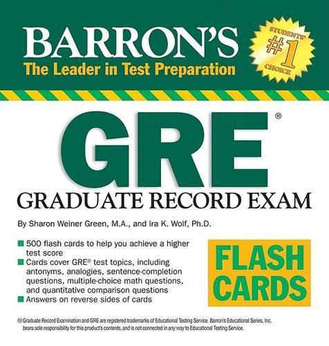 Barron's GRE Flash Cards: Graduate Record Exam(English)
