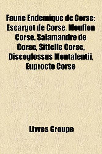 Faune Endmique de Corse