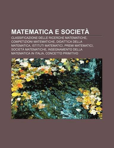 Matematica E Societa