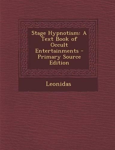 Stage Hypnotism