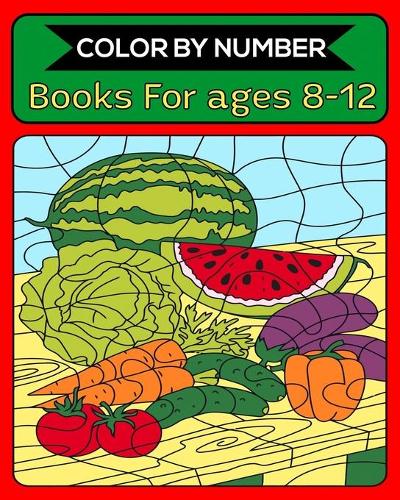Color By Number Books For ages 8-12