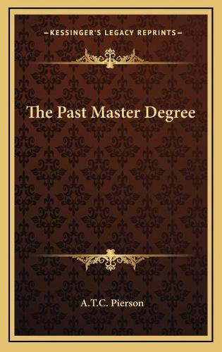 The Past Master Degree