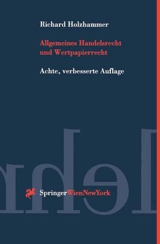 Allgemeines Handels- Und Wertpapierrecht