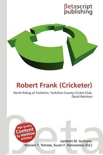 Robert Frank (Cricketer)