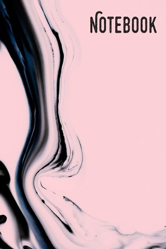 Notebook: Light Pink Oil Paint Notebook Wide Ruled Lined Journal 6x9 Inch ( Legal ruled ) Family Gift Idea in 2020 for Co-worker Teachers Police Nurse Firefig