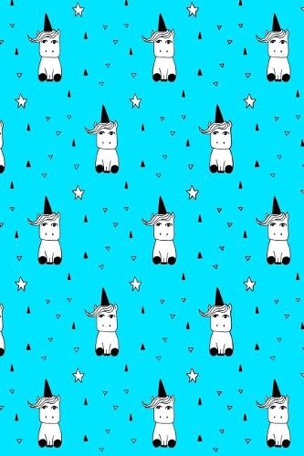 Bullet Journal Notebook Cute Little Unicorns Pattern 1