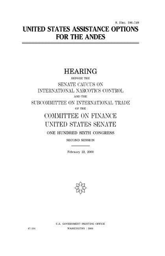 United States assistance options for the Andes
