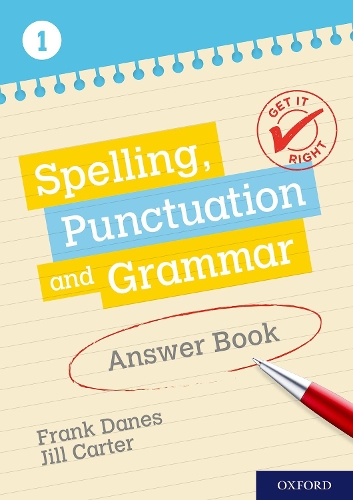 Get It Right: KS3; 11-14: Spelling, Punctuation and Grammar Answer Book 1: (Get It Right)