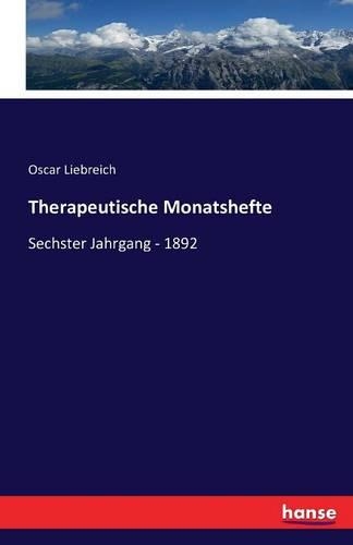 Therapeutische Monatshefte