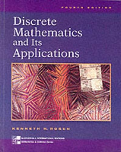 Discrete Mathematics and Its Applications: (McGraw-Hill International Editions: Mathematics Series)