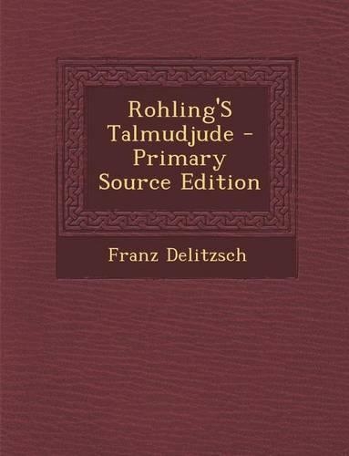 Rohling's Talmudjude