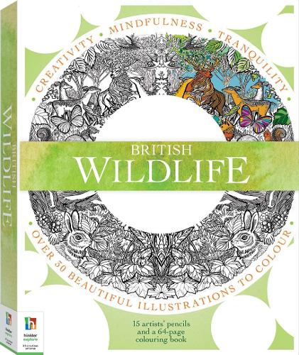British Wildlife Colouring Kit: (Zen Colouring)