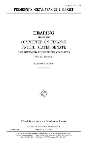 President's fiscal year 2017 budget